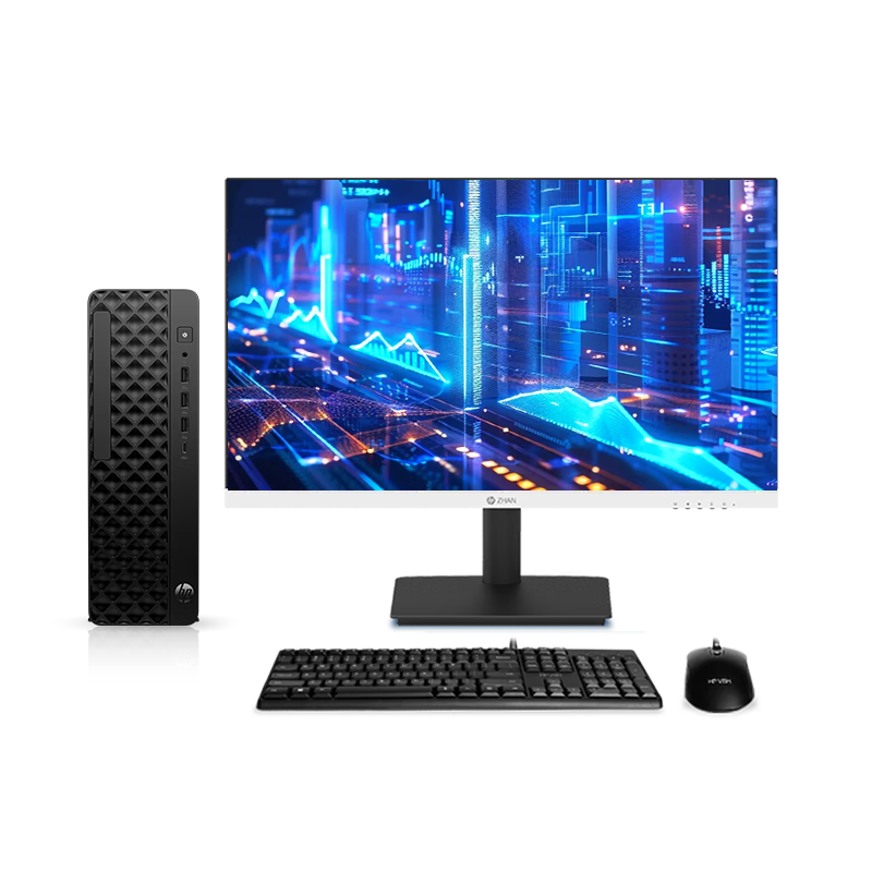 HP Zhan 66 High-Performance Desktop Computer (Core i5-14500, 16GB DDR5, 1TB SSD) 23.8" Screen Business Office Education PC