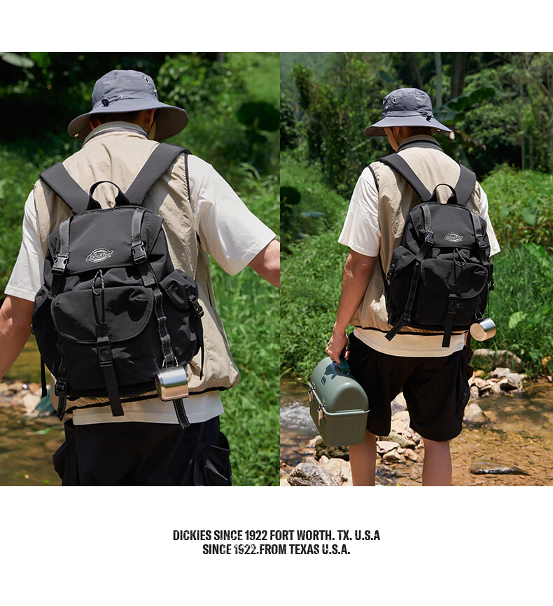 Dickies Large Capacity Waterproof Lightweight Outdoor Camping Hiking Travel Commuter Laptop Backpack 17