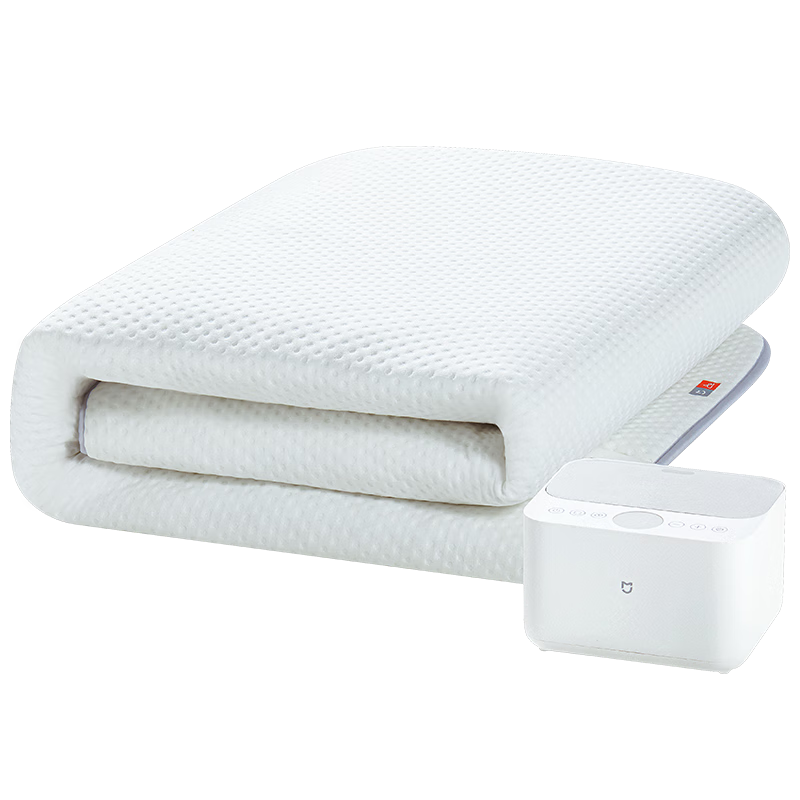 MIJIA Dual-Person Smart Rapid Heating Silent Electric Blanket with Remote Control, Left And Right Dual Control, Water Heating Blanket, 1.8 Meters