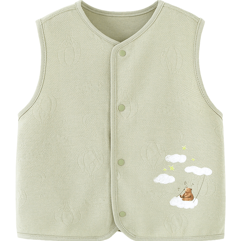 Minibala Baby Vest Newborn Clothing Skin-friendly Breathable Soft Nordic Style 2026 Spring New Arrival