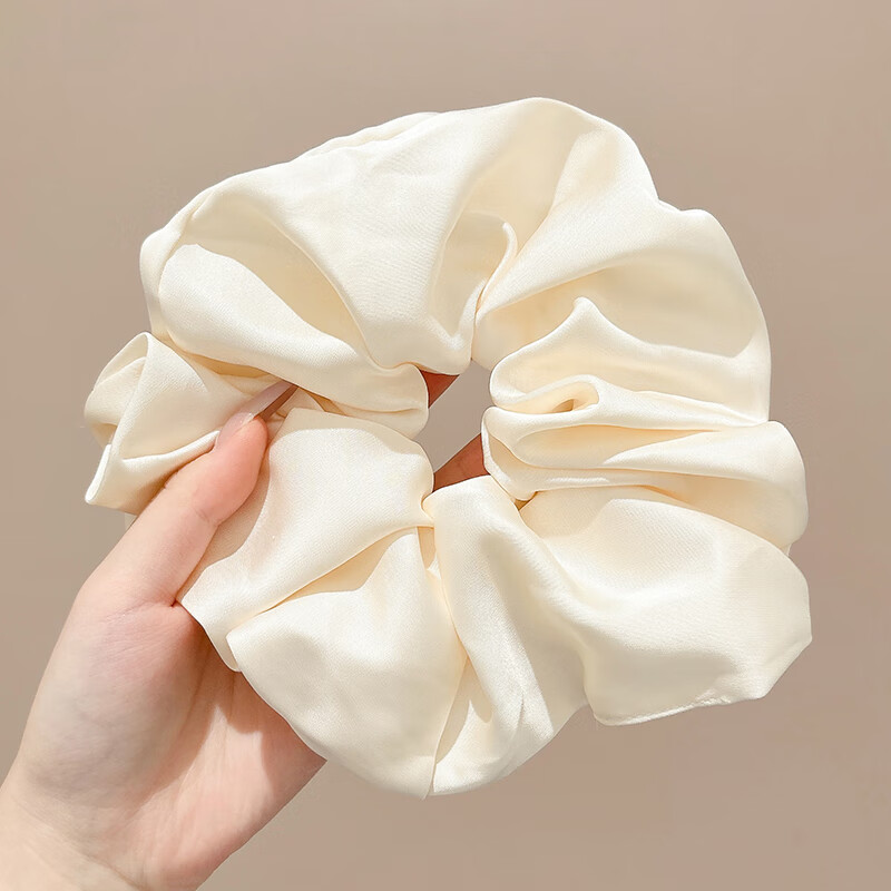 Xiangwan Satin Hair Ties Set of 2, Large Scrunchies for Women, Gentle on Hair, Elegant Hair Bands, Birthday Gift for Her 7