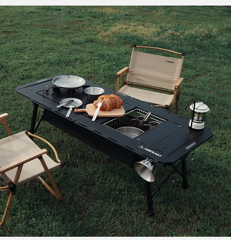 ABENAKI Korea 5-Unit IGT Camping Table Outdoor Portable Picnic Table Multifunctional Tactical Folding Table Camping Gear 6