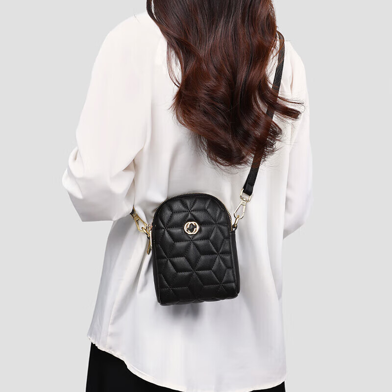 Aiqinghai Leather Crossbody Bag for Women, Versatile Luxury Brand Handbag, Practical Birthday Mother's Day Gift for Mom