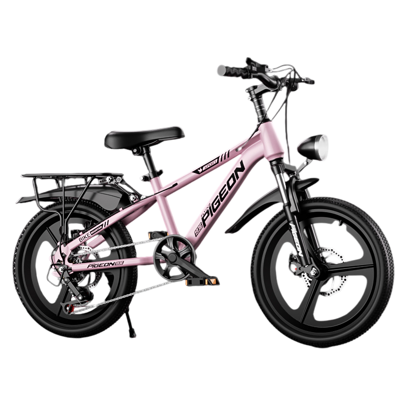 FG FLYING PIGEON Children's Bicycle for Ages 6-12 Youth Bike for Boys And Girls, Student Lightweight Mountain Bike, Pink 20-Inch with Gears