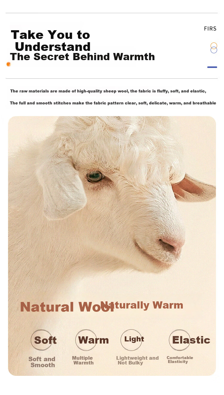 FIRS Wool Blend Suit Jacket Men's Autumn and Winter Business Casual Work Commute Professional Knitted Thickened Warmth 3