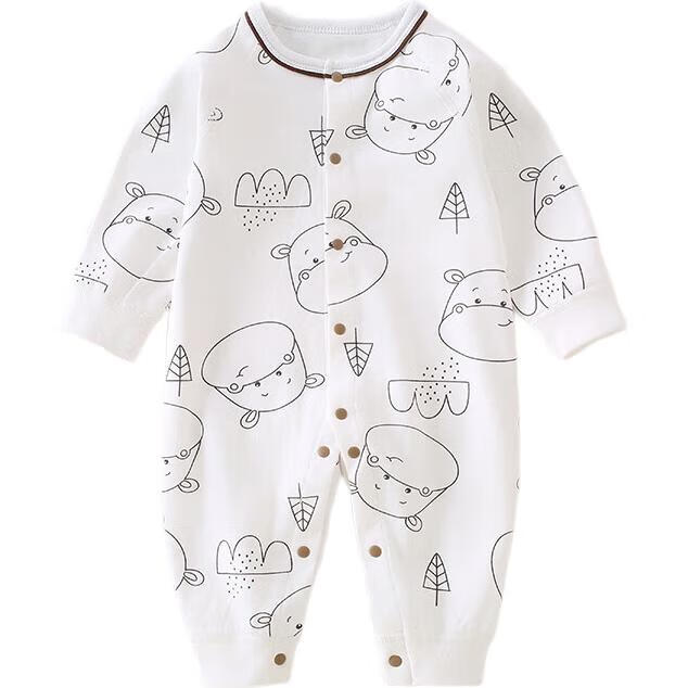 Baby Infant Cotton Romper Spring Autumn Newborn Long Sleeve Bodysuit Four Seasons
