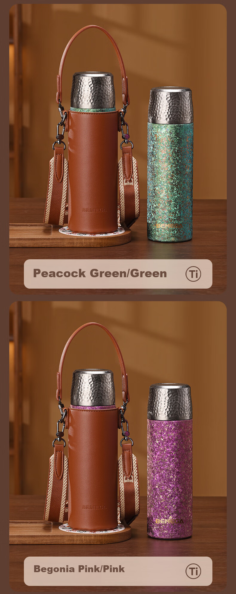 BEMEGA Pure Titanium Insulated Mug for Women And Men, Stylish 2025 New Model Sold by JD, Titanium Cup with Tea Infuser And Water Separatio 17