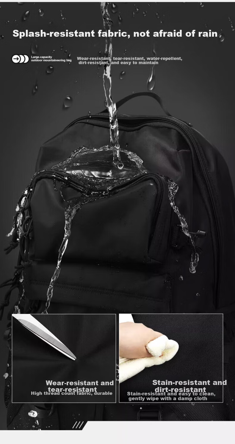 Huili Backpack for Men, Trendy Casual Large Capacity Travel Bag, Business Laptop Bag, High School Casual College Student Bookbag 15