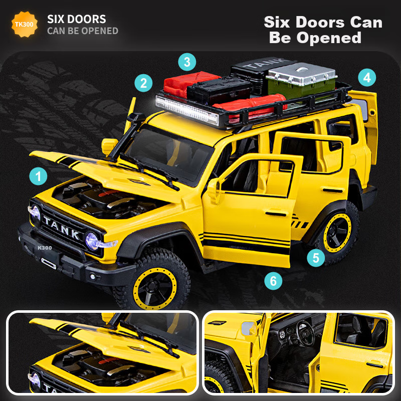 Chiyu Toys, Kenner Jesko Sports Car Model, Realistic Alloy Car Model, Toy Car, Gift for Boys 3