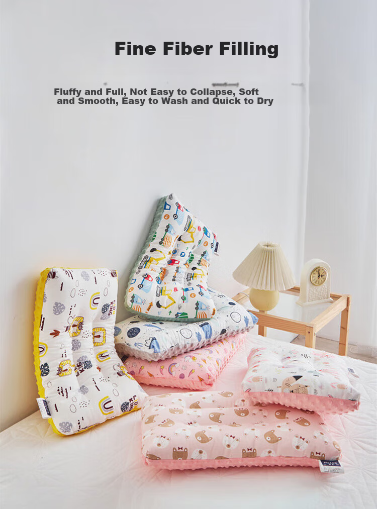 Aibaoshi Children's Pillow, Baby Kindergarten Nap Pillow, Infant Pillow for Ages 1-10, Primary School Student Rest Pillow, Xiaopangshi S416 3