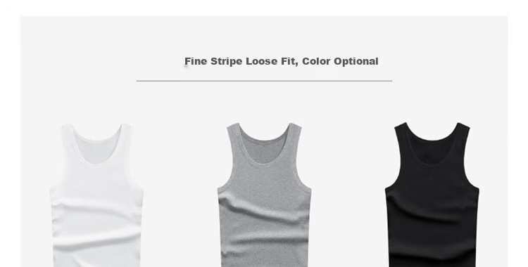 Hengyuanxiang [100% Pure Cotton] Sleeveless Tank Top for Men, High-End Sports Sweat-Absorbing Breathable Fitness Undershirt Underwear 12