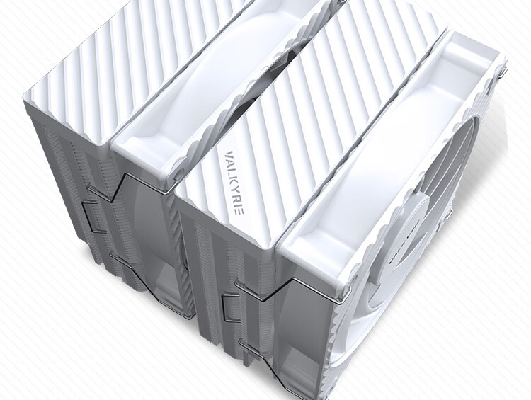 VALKYRIE DQ125 WHITE VK CPU Air Cooler Dual Tower Inverse Gravity 6 Heatpipe Direct Touch Supports LGA1700/1851 AM5 1