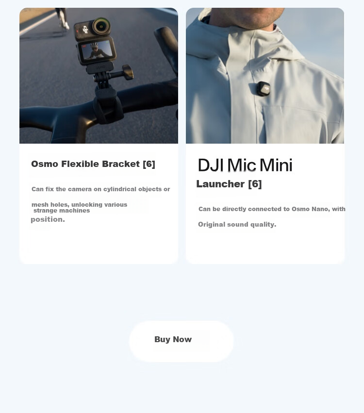 DJI Osmo Nano Standard Kit (128GB), Action Camera with Free-View Wearable Camera for Vlog, Cycling, Family Activities, Pet Photography, Sports Camera, Thumb Camera 16