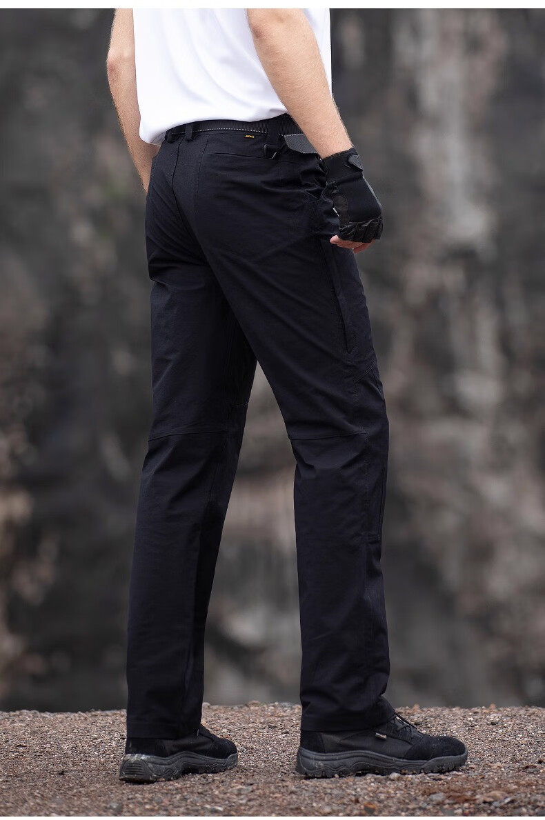 Free Soldier Asahi Tactical Work Pants Outdoor Stretch Breathable Men's Casual Scratch-Resistant Durable Work Pants Khaki 30W/30L 12