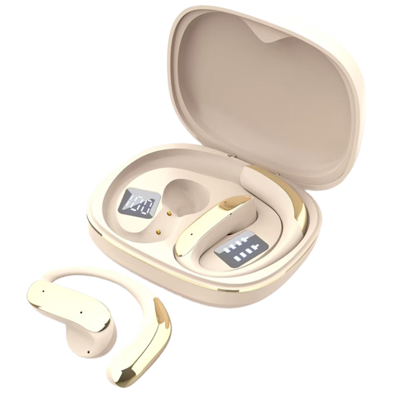 KOVOL Berlin Sound 2026 Latest Bluetooth Bone Conduction Wireless Ear Clip Sports Running Music Noise Cancelling Earphones Comfortable Long Wear