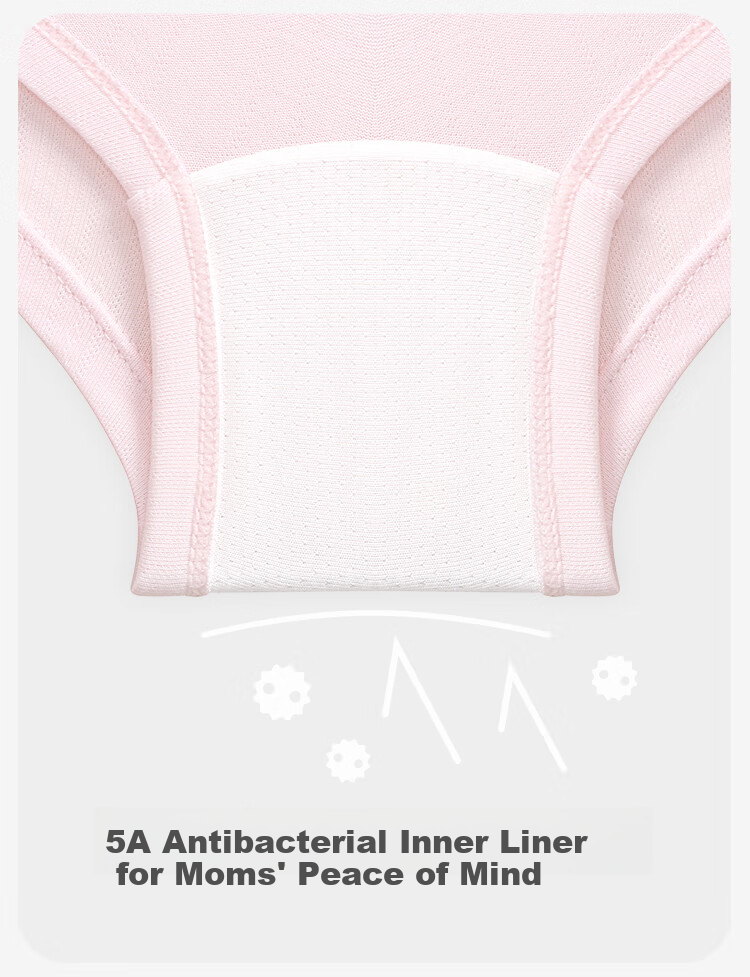 Jiusuiban Children's Sweat-Wicking Underwear, Girls' 50S Modal Boyshorts, Big Kids' 5A Antibacterial Jacquard Mesh Boxer Briefs 3