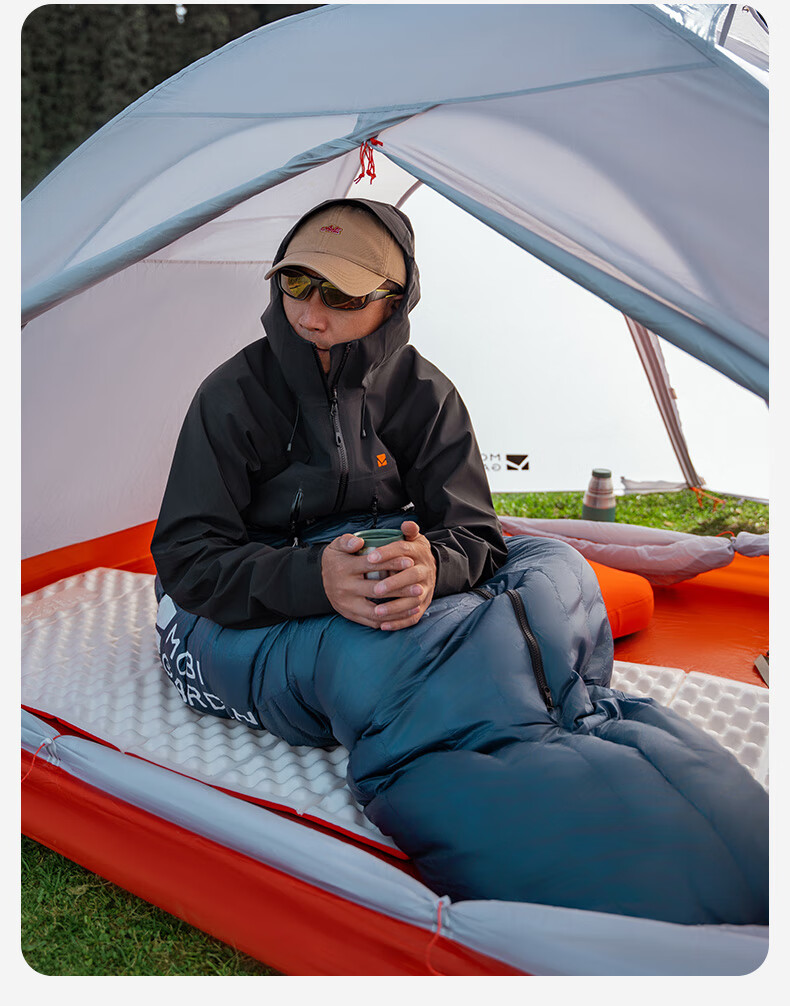 MOBIGARDEN Xueling Envelope R3.2 Egg Nest Mat Outdoor Camping Foldable Moisture-Proof Mat NX25663013 Rizhao Jinshan Orange 15