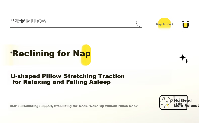WITGOER [Includes Portable Storage Box] Nap Pillow, Face-Down Sleeping Small Pillow, Office Nap Aid, U-Shaped Desk Pillow for Students 20