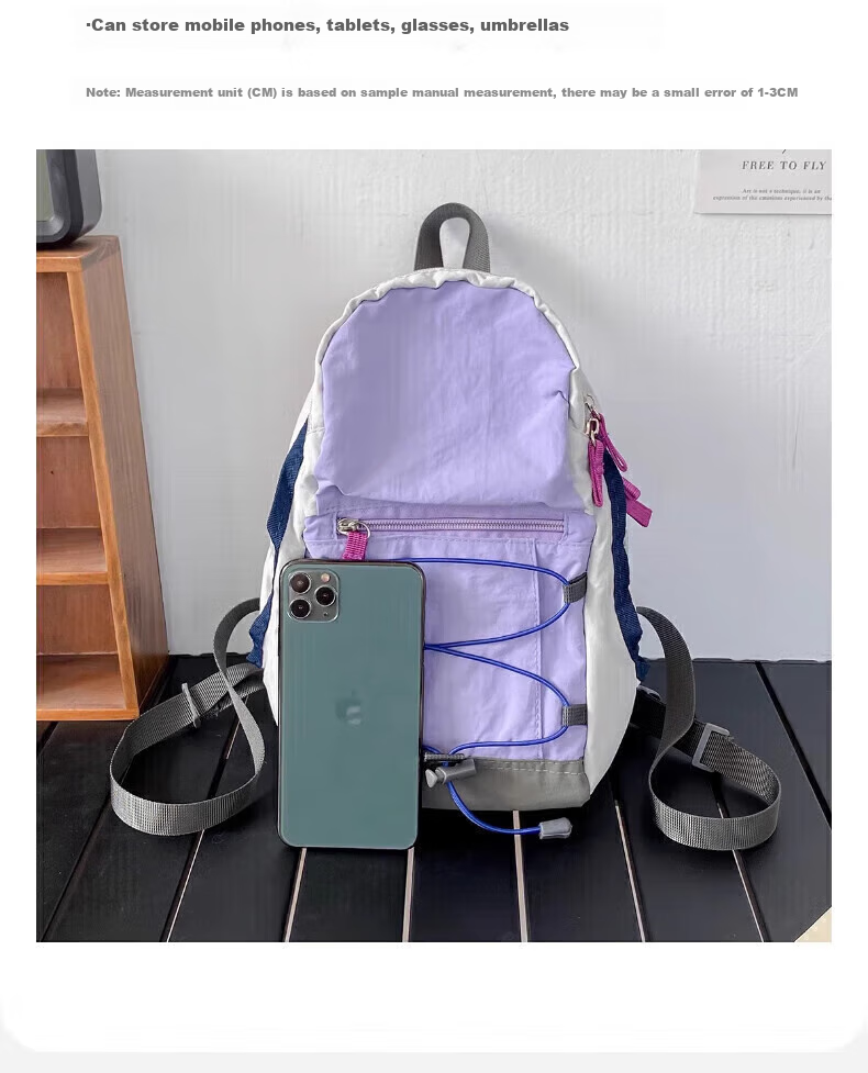 Huili Backpack for Women, Lightweight And Stylish Travel Hiking Daypack, Compact Outdoor Sports Schoolbag 8
