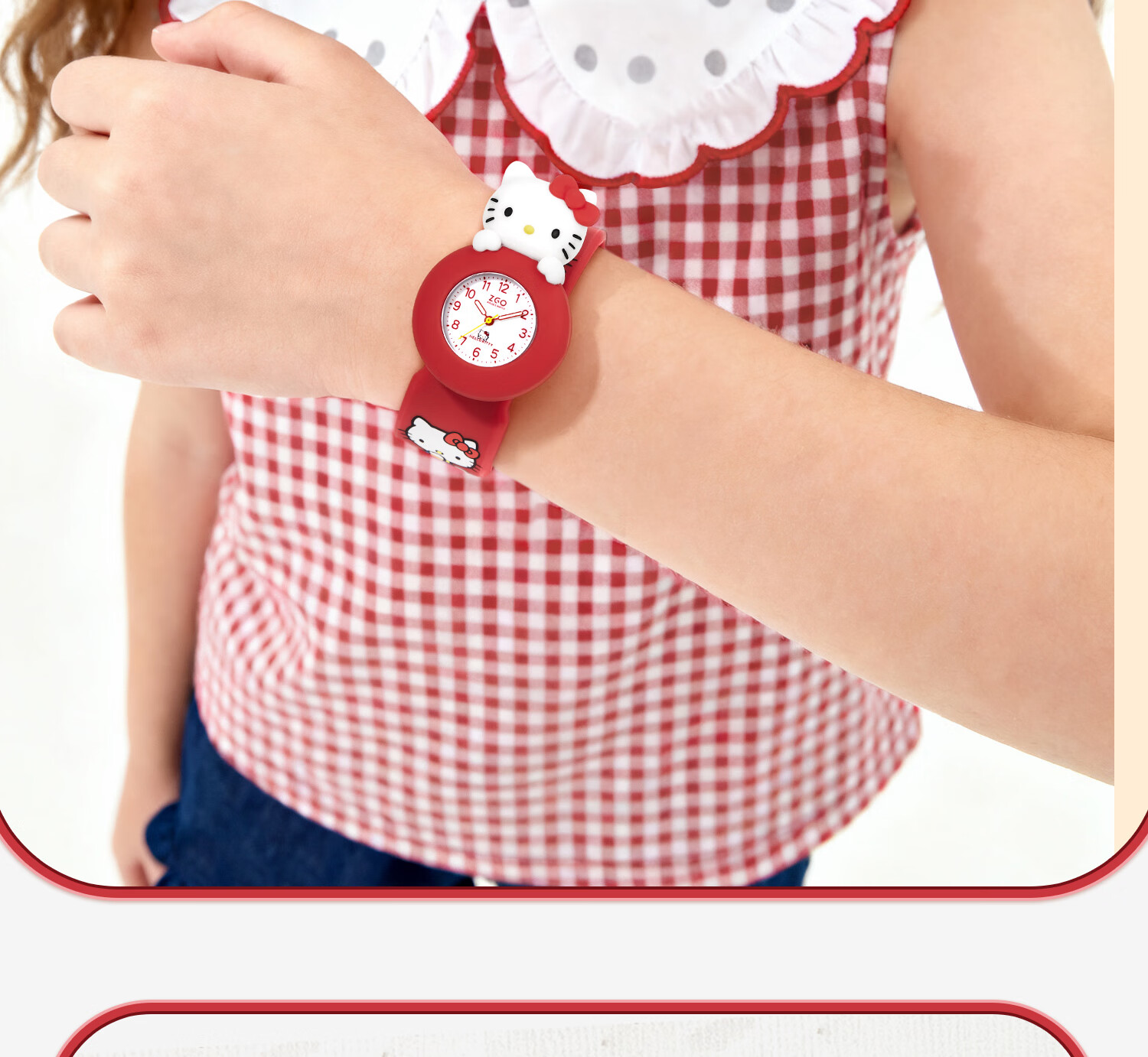 ZGO Sanrio Children's Watch for Ages 3-6, Kids' Day Gift, Girls' Kindergarten Baby Toy Digital Watch 307 17