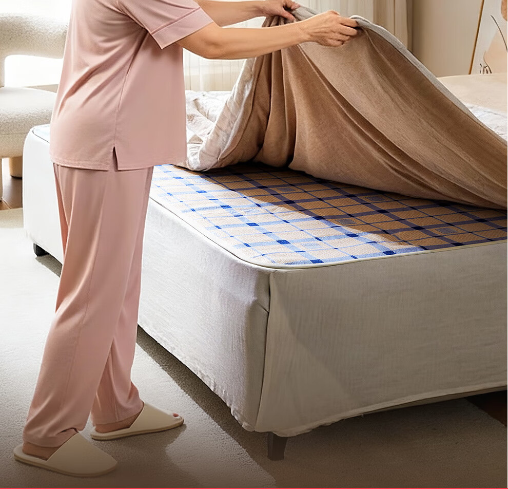 Rainbow High-Temperature Power-Off Double Electric Blanket with 4-Level Temperature Control, 1.8*1.5m 5