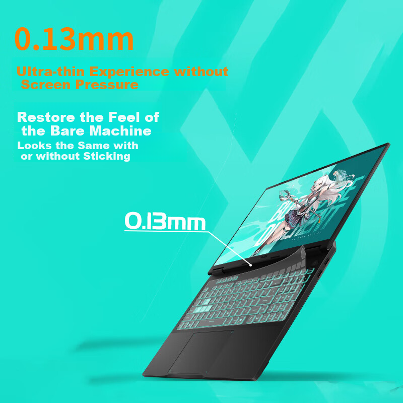 Защитная пленка для клавиатуры Jiasu ASUS TUF Gaming A16 Pro, прозрачная, противоударная, пылезащитная