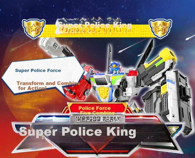 Minitegongdui X Zhanjing Liangqiang Toy, Ice-Cold Zhanjing in Two Forms, Masi Zhanjing Transforming Mecha with Weapons, Gift for Boys 8