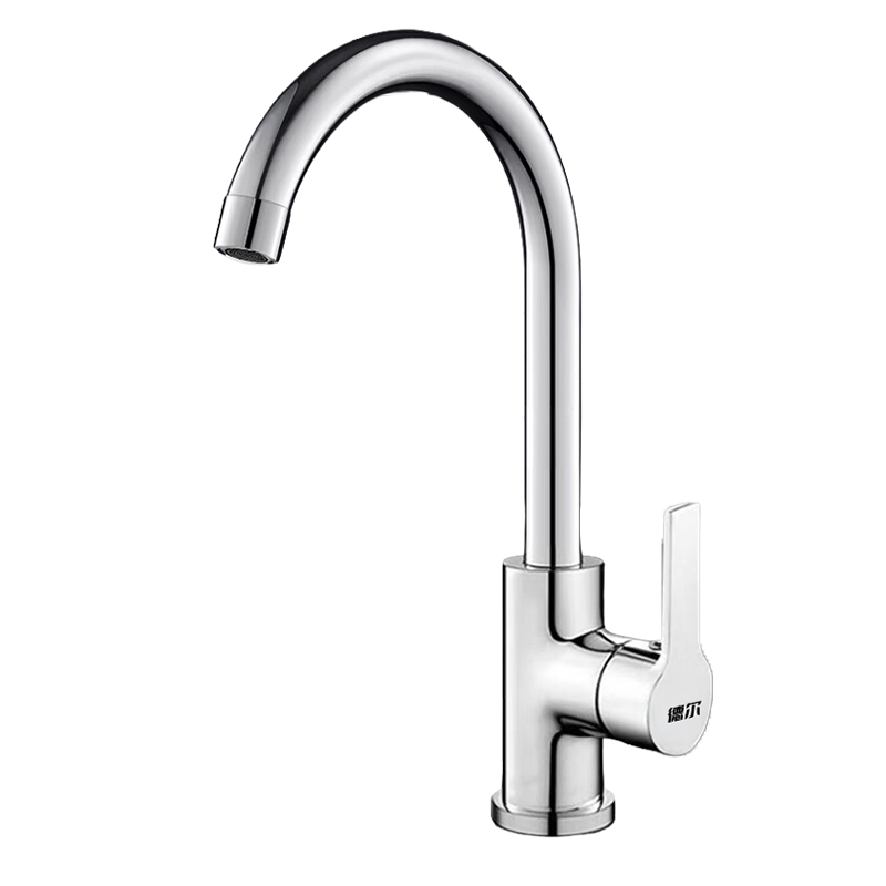 Del 28-Year Brand Kitchen Faucet Hot and Cold Adjustable 2-in-1 360° Rotatable Splash-Proof Faucet CFLT-LR