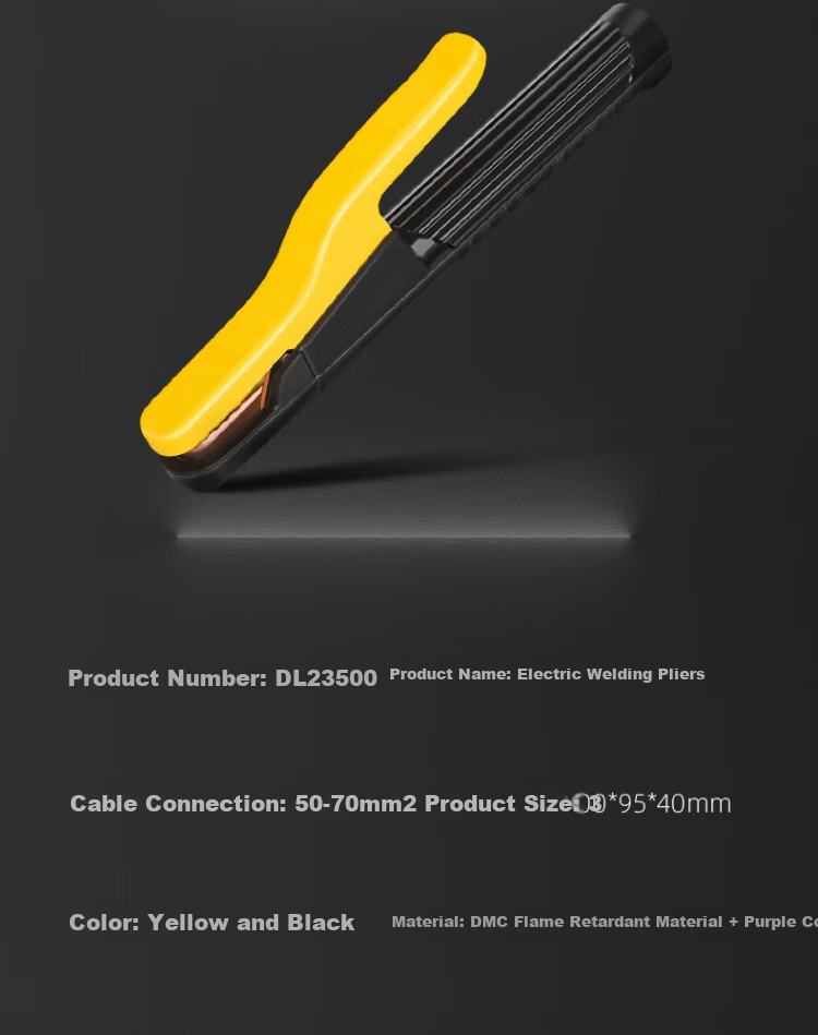 DELIGONGJU Deli Welding Clamp, Yellow, Model 500, DL23500 7