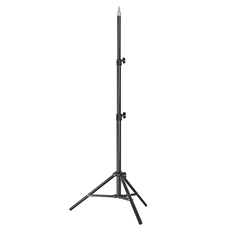GESOBYTE 2-Meter Computer Webcam Stand F15, Live Streaming 2-Meter High Floor Tripod, Horizontal And Vertical Screen Support, for Douyin Live Streaming, Online Classes, Interviews, Exams, Extendable Stand for Special Use
