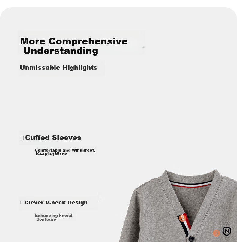 NUBIWU Boys' Cardigan, Spring New Style for Older Children, School Uniform Spring Outfit, Boys' Preppy Thin Jacket, Children's Casual Outerwear 9