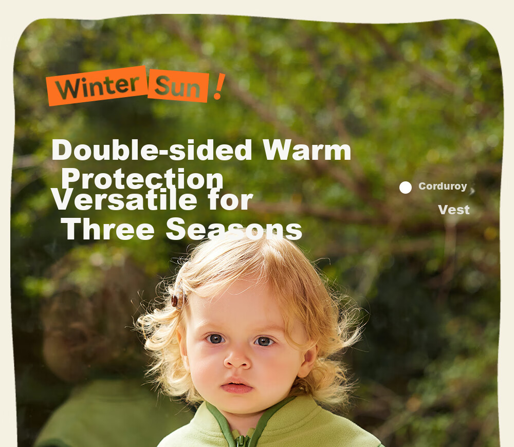 Beitaisi Children's Vest, Spring And Autumn School Uniform Essential, Infant Waistcoat, Boys And Girls Baby Fleece Vest Jacket 3