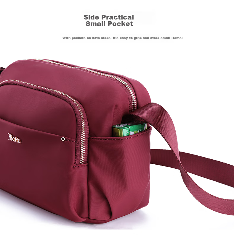 Laifu Women's Crossbody Phone Bag, Casual Fashion Shoulder Bag, Large Capacity Nylon Fabric, Lightweight Birthday Gift 9