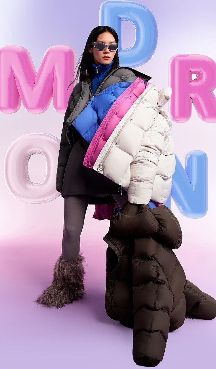 BOSIDENG 25 Years Puff Down Jacket Women Winter 90% Down Thickened Removable Hood Loose Short Lazy Style Coat 2