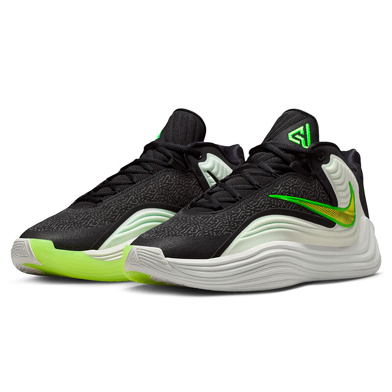 NIKE Men's Basketball Shoes Giannis Freak 7 HF3451-005 Black Green Size 44