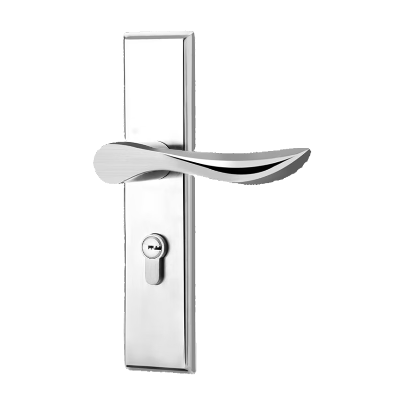Aoben Interior Door Lock, Bedroom Wooden Door Lock, Single Latch Lock Body with Brass Core, Adjustable Door Lock 606