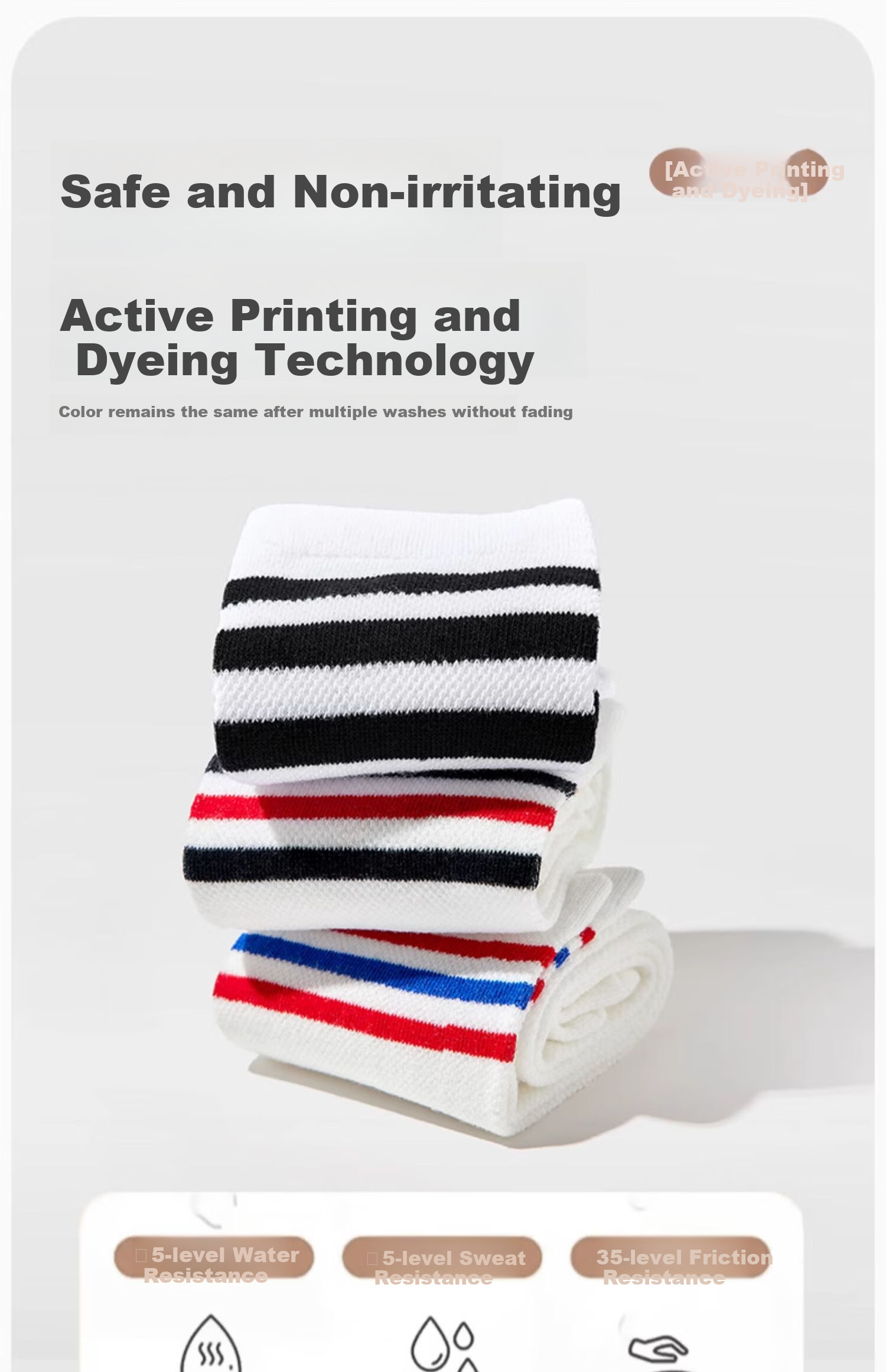 Bingxuemumian Children's Knee-High Socks, Girls' Summer Thin Mesh Socks, White Boys' Preppy Style Versatile Soccer Socks 13