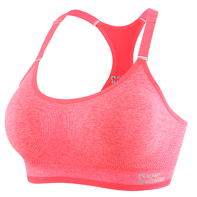 ALPINT MOUNTAIN Women's Summer Sports Bra Thin Shockproof Backless Yoga Fitness Dance Large Bust Vest