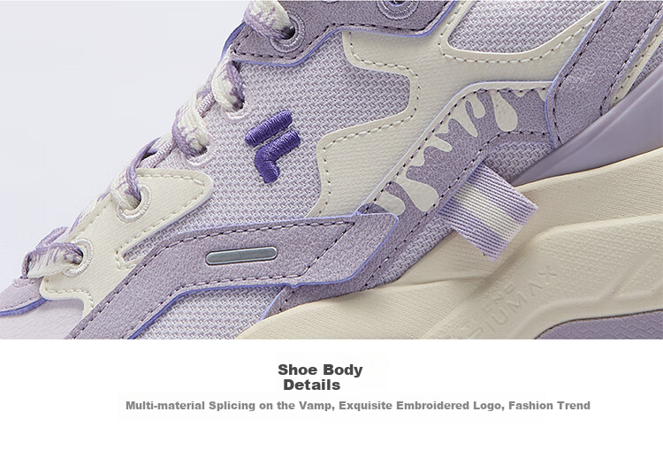 FILAFUSION Fila Trendy Women's Shoes BIANCO Platform Winter Candy Dad Sneakers 50