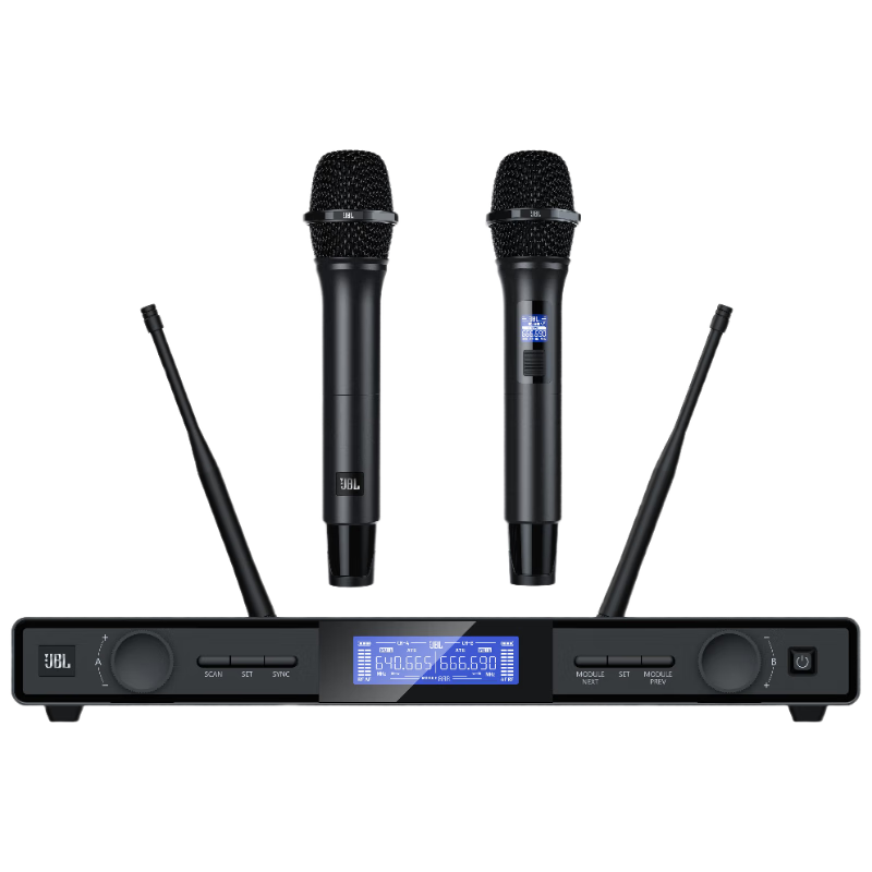 JBL KMC1000 + JBL RMP1600K Digital Preamp Effects Microphone Feedback Suppressor Audio Processor Combo 1