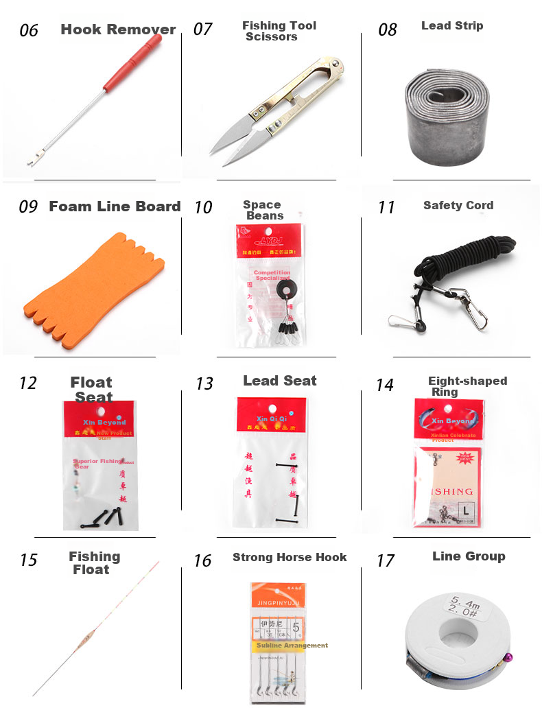 Feimiao Carbon Fiber Light Hard Fishing Rod, Stream Fishing Pole, Beginner's Fishing Tackle Set, Complete Combination, 37 Sections, Short Section, 5.4 Meters 9
