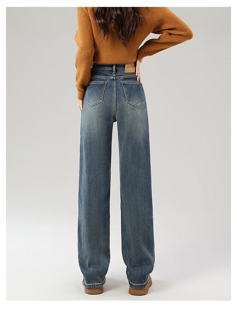 Jeanswest Women's Summer Trendy Straight-Leg Stretch Slim Fit Blue-Grey Cigarette Pants XL 19