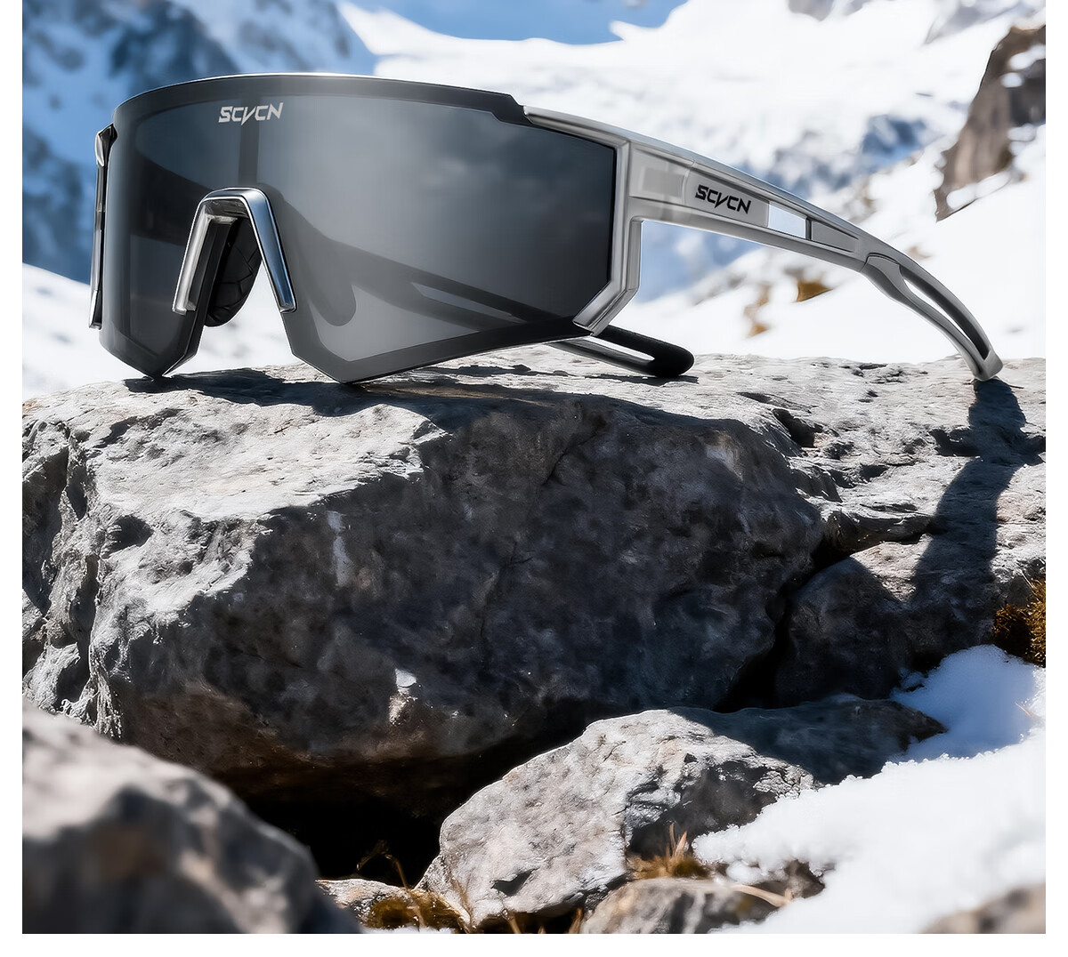 SCVCN Photochromic Mountaineering Goggles Day and Night Outdoor Hiking Windproof Sandproof Sunglasses Unisex 3