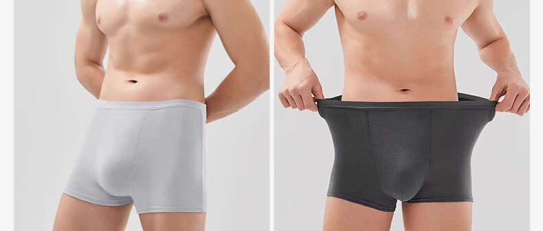 Guxu Disposable Men's Pure Cotton Sterile Travel Boxer Briefs Wash-Free Daily Disposable Men's Travel Underwear 8 Pieces 67