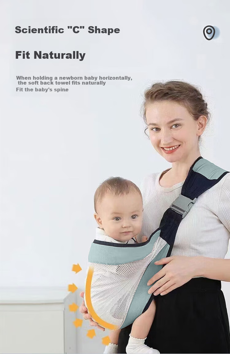 Aibaoshi Baby Carrier, Waist Stool, Front-Facing, Breathable, Horizontal And Vertical Carrying, Multifunctional Baby Sitting Strap, Baby-Carrying Tool, M678 8