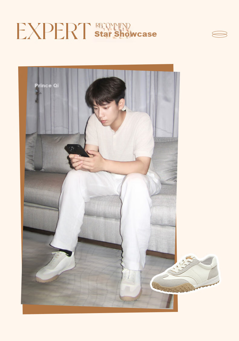 Bata Patented Antibacterial Cowhide And Sheepskin Soft Elastic Couple Casual Training Sports Prince Qichang Mall Matching Single Shoes 7