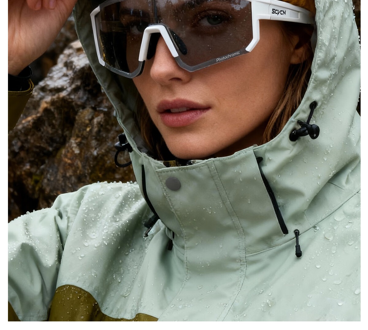 SCVCN Photochromic Mountaineering Goggles Day and Night Outdoor Hiking Windproof Sandproof Sunglasses Unisex 21