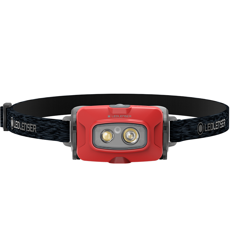 LED LENSER High-Intensity Headlamp HF4R Outdoor Night Fishing Light for Beach Combing, Hiking, Long Battery Life, Waterproof, Off-Road Trekking