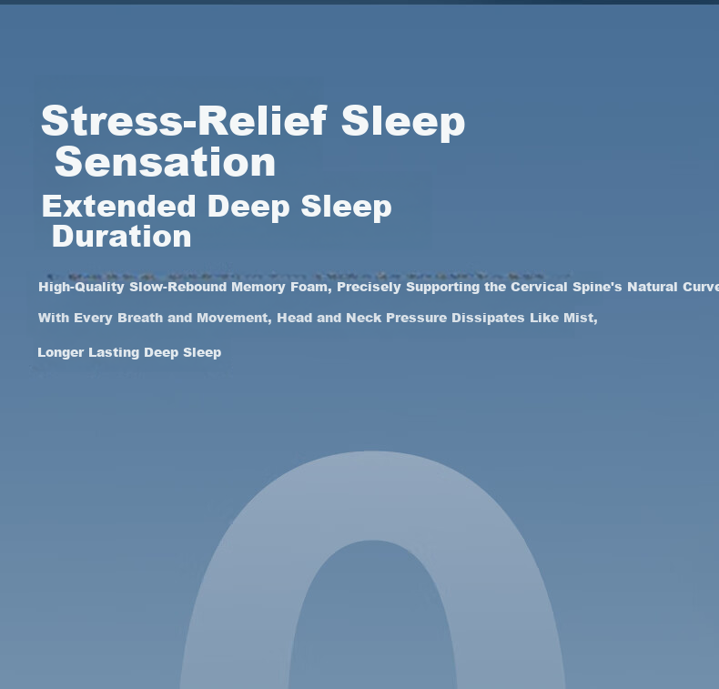 Hengyuanxiang Memory Foam Pillow, Class A Antibacterial, Zero Pressure Deep Sleep Pillow, Neck Protection, Cloud-Like SPA Slow Rebound Memory Cotton Pillow, Deep Sleep Pillow 4