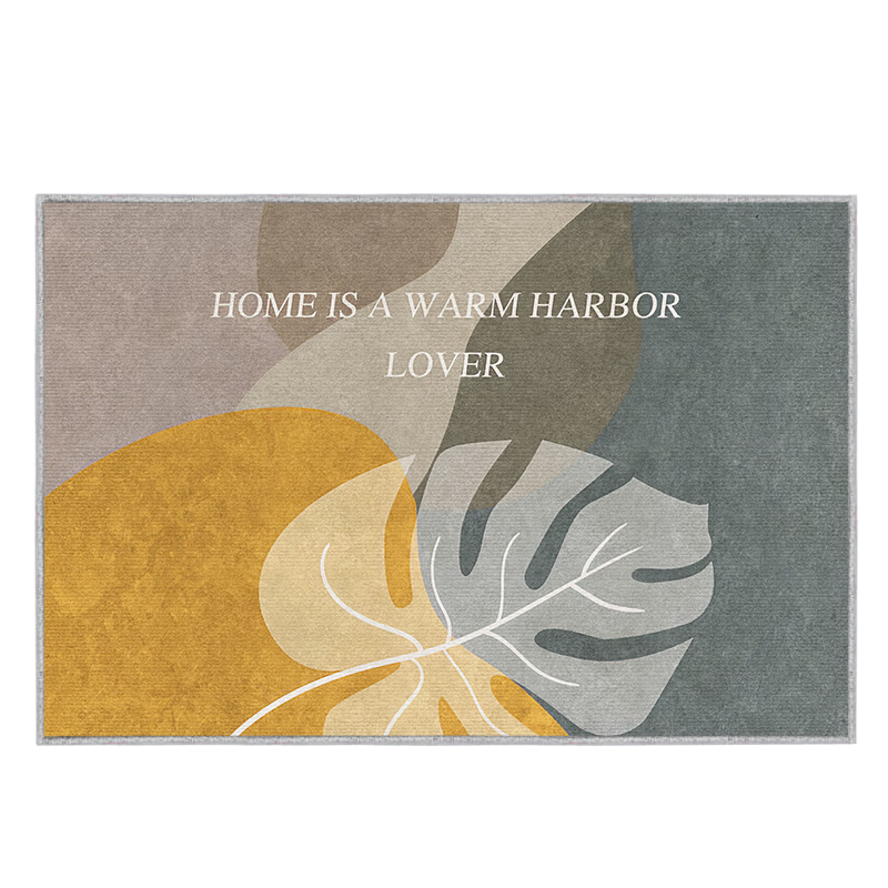 JANMEIJIA Entrance Mat, Doorway Rug, Living Room Foyer Foot Mat, Cuttable Non-Slip Entrance Carpet, 60*90cm